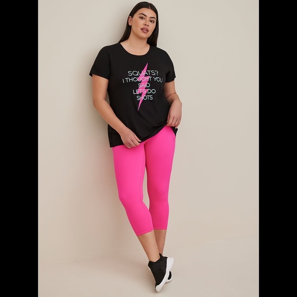 NWT Torrid Open Back Active Tee 2, Squats T-Shirt Top Women's Plus Size 2x 18 20 - Picture 2 of 8